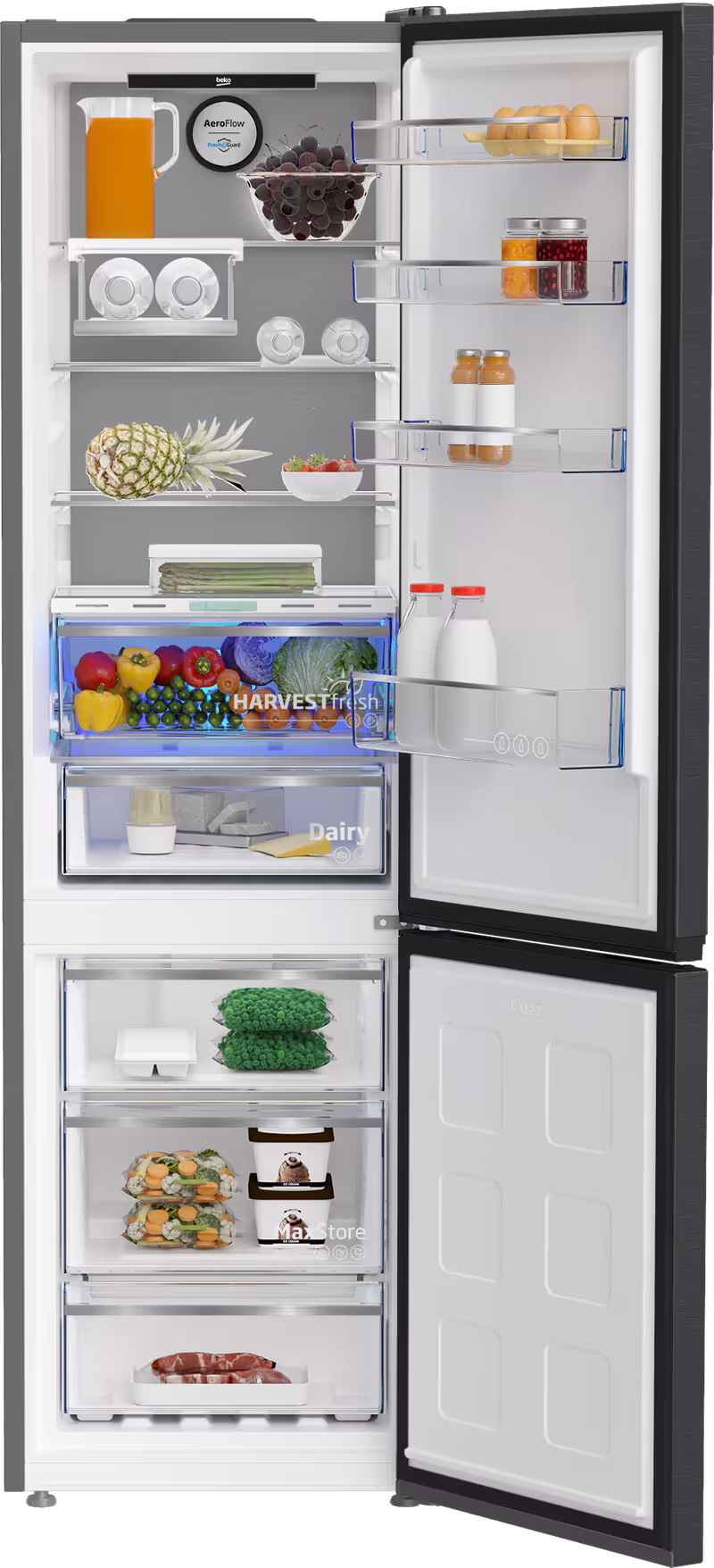 B5RCNE406LXBRW: Frigorifero Combinato Beyond, Total No-Frost, 59.5 cm
