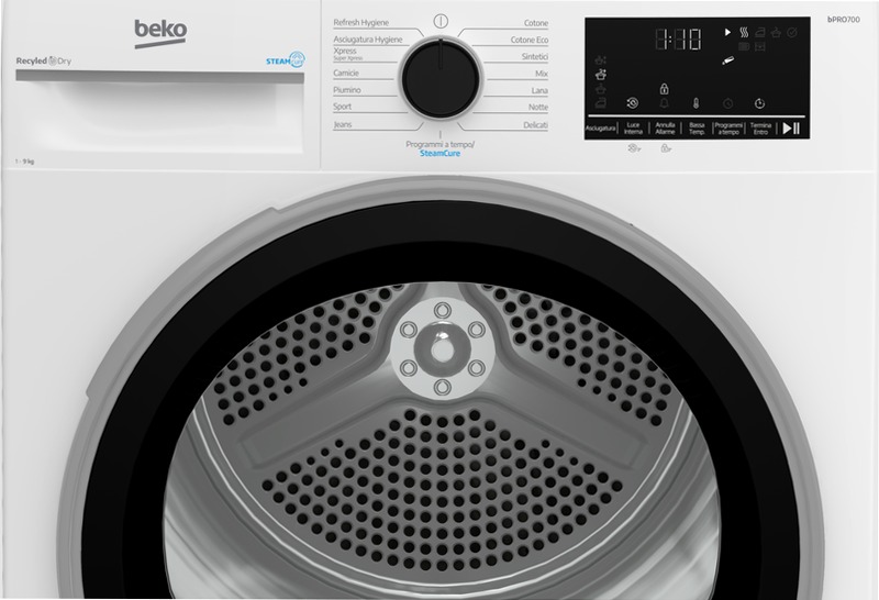 Asciugatrice 9kg BT95DBS A Bianco