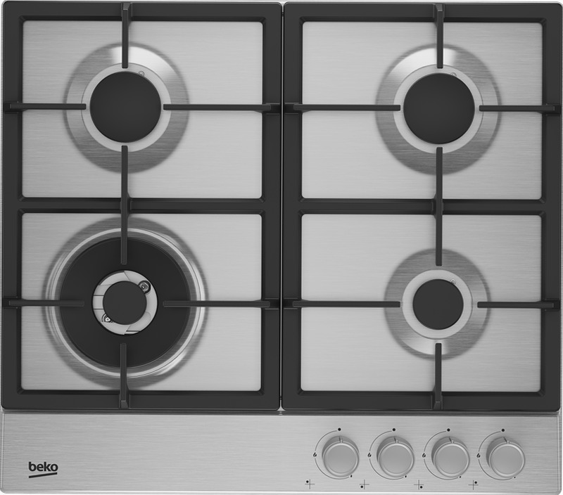 HIAW 64225 SX: Piano Cottura a Gas 60 cm Acciaio