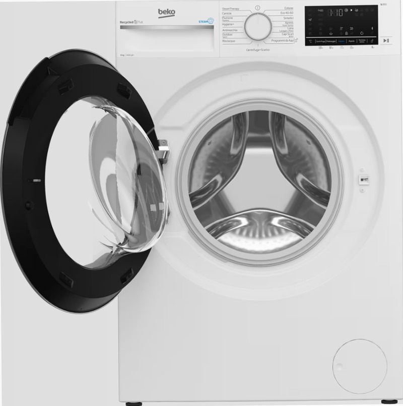 Lavatrice Beyond 8kg, Classe A, 1400giri, Vapore 1400rpm 8kg Bianco