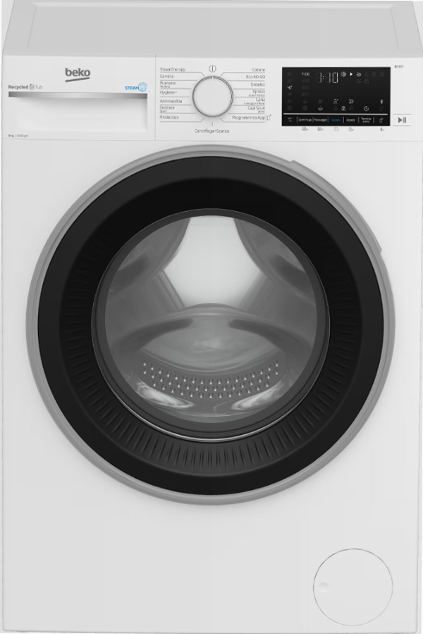 Lavatrice Beyond 8kg, Classe A, 1400giri, Vapore 1400rpm 8kg Bianco