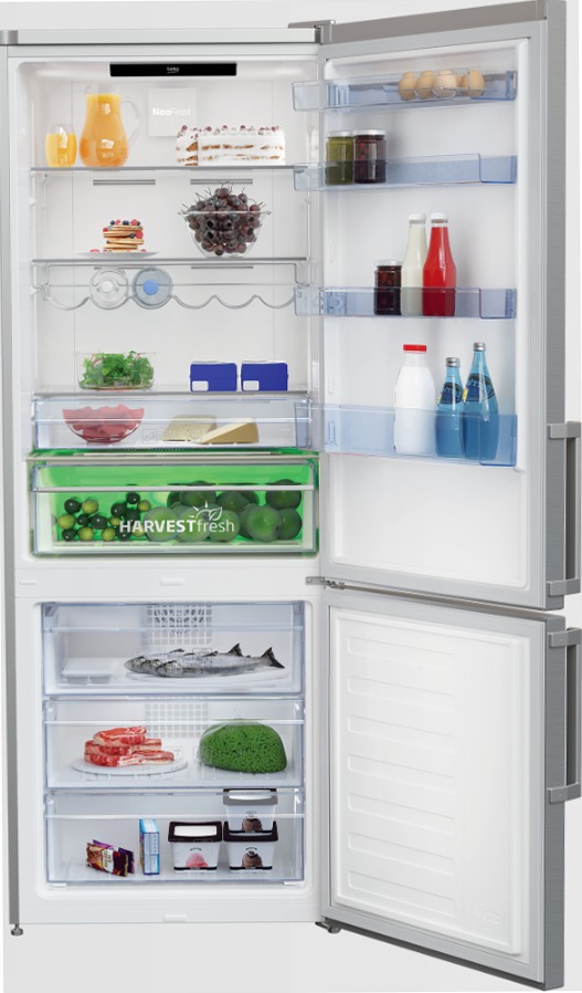 RCNE560E41ZXN: Frigorifero Combinato, Total No-Frost, 70 cm