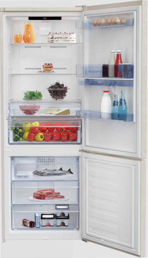 RCNE560E40DBN: Frigorifero Combinato, Total No-Frost, 70 cm