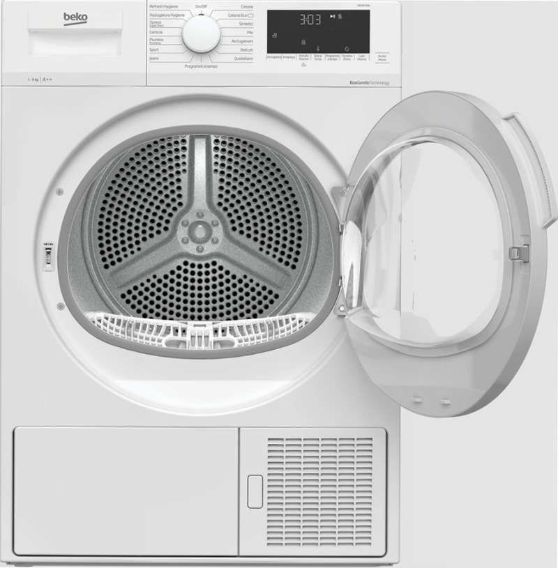 DRX927WN Asciugatrice 9 kg a Pompa di Calore 9kg Bianco