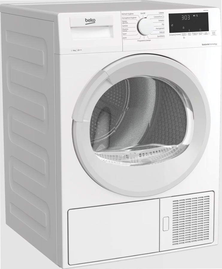 DRX927WN Asciugatrice 9 kg a Pompa di Calore 9kg Bianco