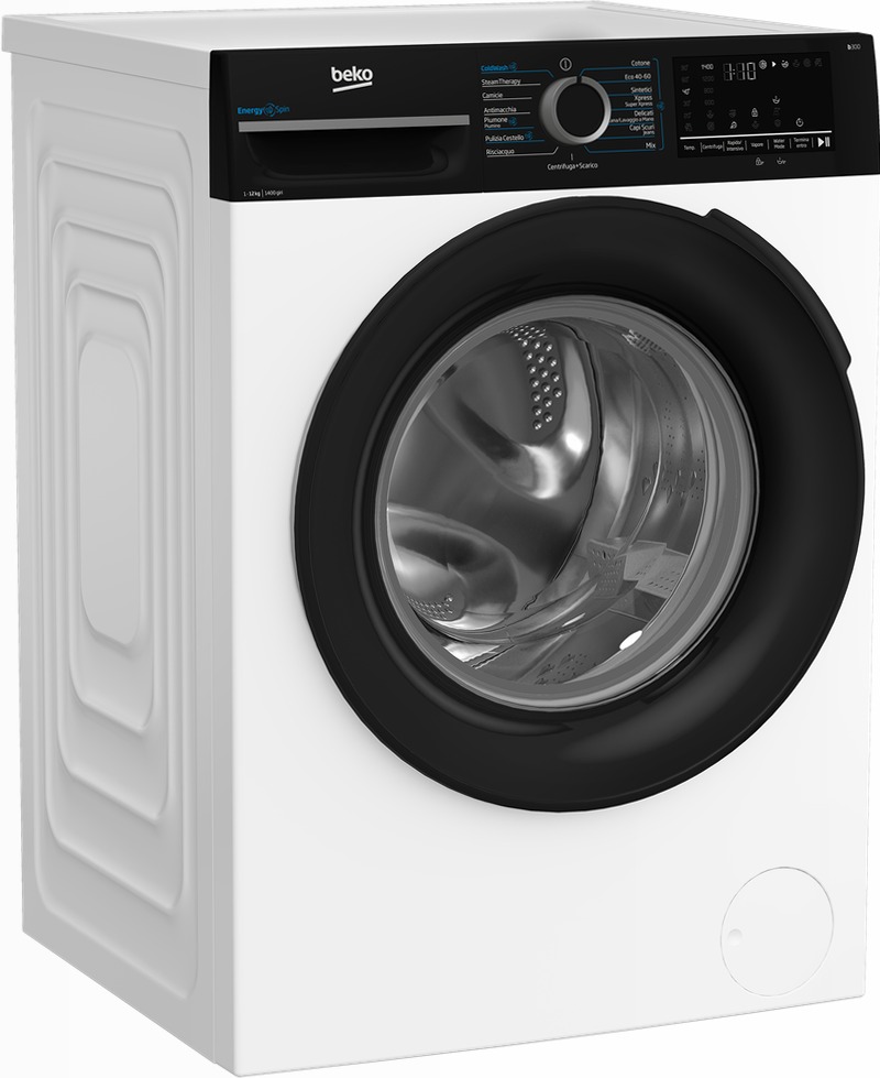 Lavatrice EnergySpin 12kg, Classe A 1400rpm 12kg Bianco