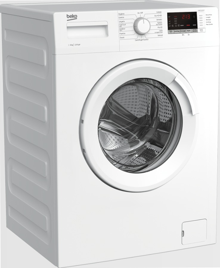 Lavatrice Slim 6 kg, 1200 giri/min - UW6T1232W/IT 1200rpm 6kg Bianco