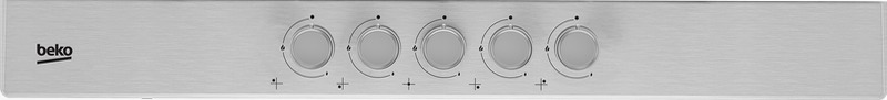 HIAW 75225 SX: Piano Cottura a Gas 75 cm Acciaio 4