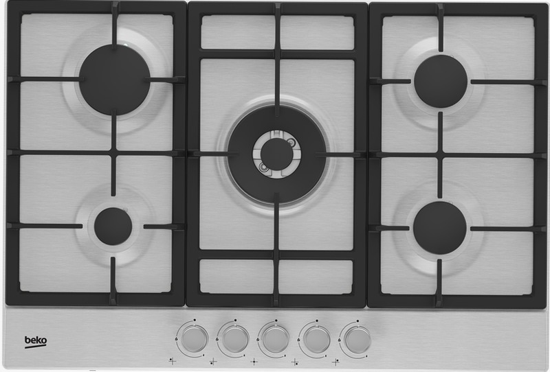HIAW 75225 SX: Piano Cottura a Gas 75 cm Acciaio 4