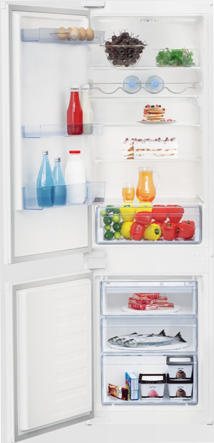 Frigorifero BCSA285K3SN LH Bianco Combinato 177.5lt