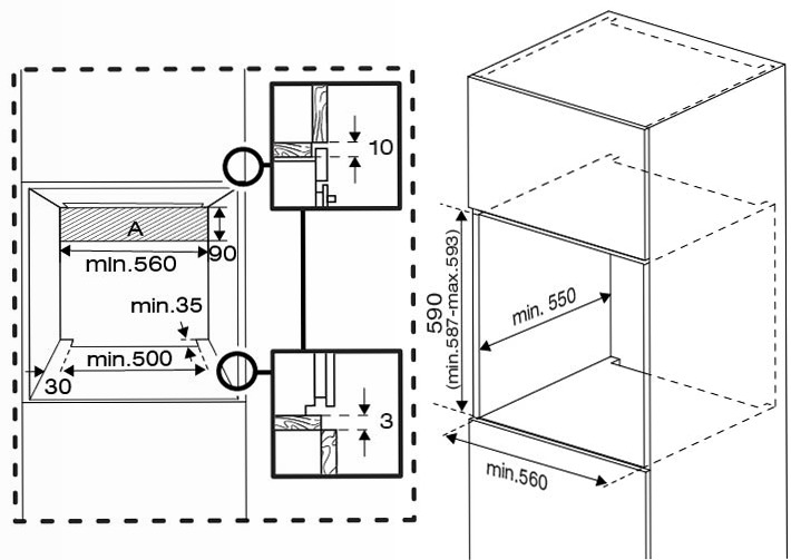 Forno Assistito con Ventola BBIE12000X A Acciaio