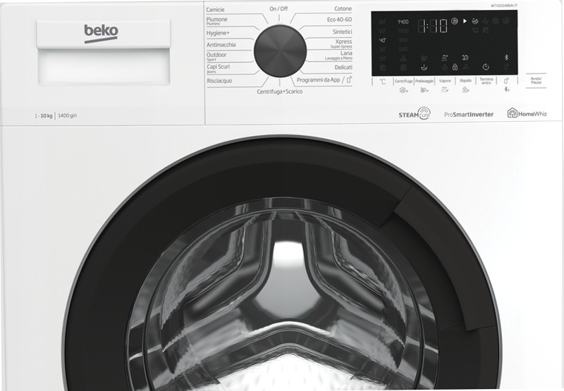 Lavatrice 10kg Classe A 1400rpm Bianco