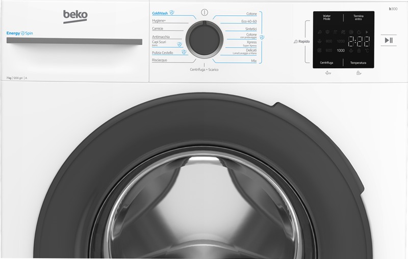 Lavatrice BMWU3721A 1200rpm 7kg Bianco