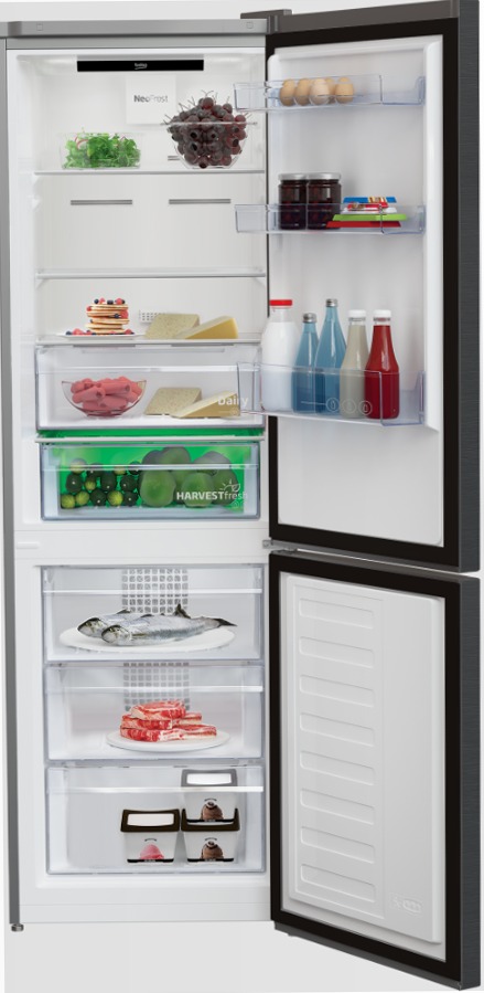 RCNE366E70ZXBRN: Frigorifero Combinato, Total No-Frost, 59,5 cm