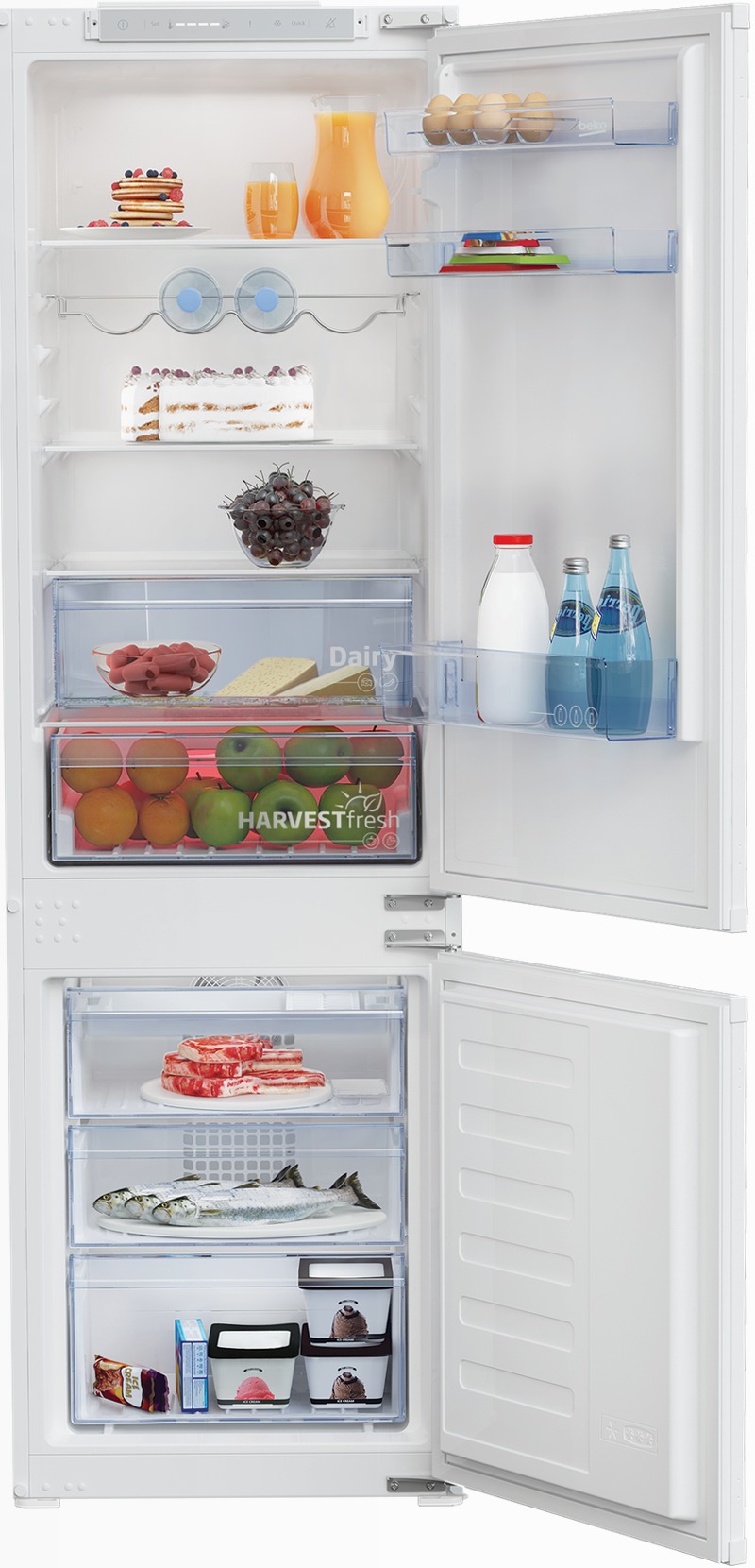 Frigorifero BCHA275E4SN Bianco E Combinato 177.5lt Incasso