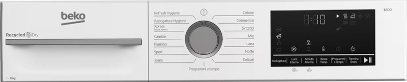 Asciugatrice 11kg Classe D a Pompa di Calore BMT113EW Bianco