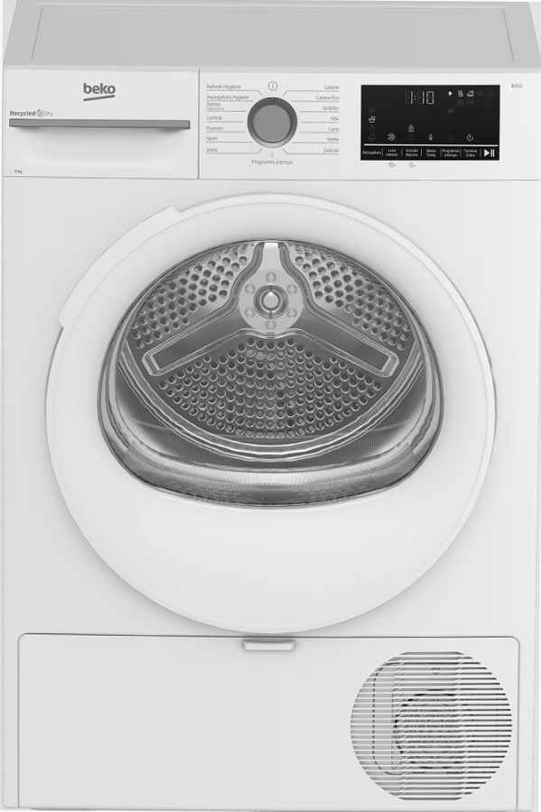 Asciugatrice 11kg Classe D a Pompa di Calore BMT113EW Bianco