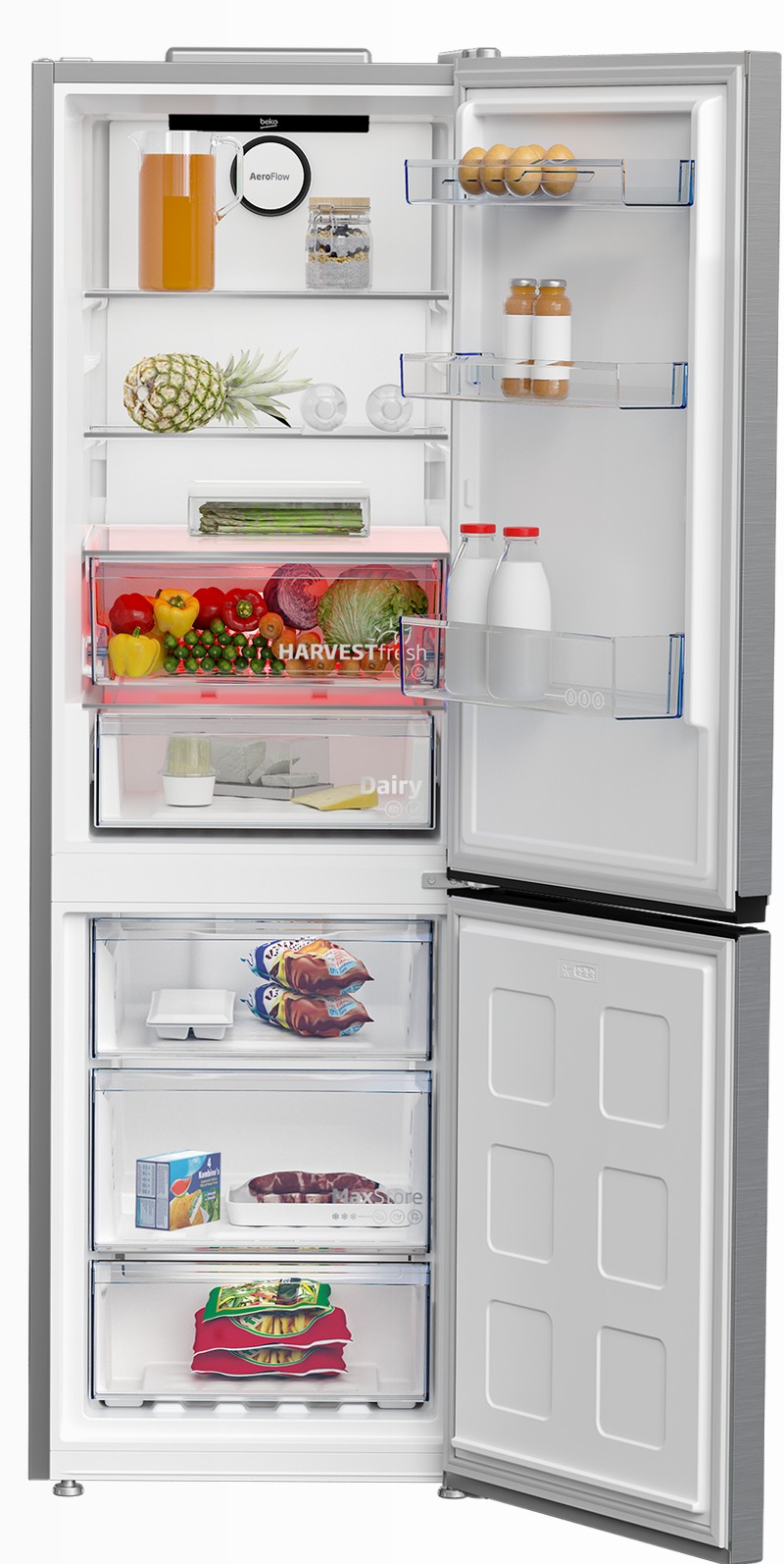 B3RCNA364HXB1: Frigorifero Combinato Beyond, Total No-Frost, 59.5 cm