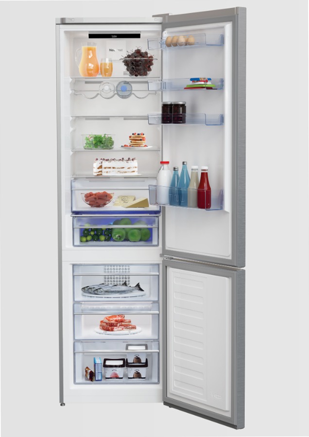 RCNA406E40ZXB: Frigorifero Combinato, Total No-Frost, 59.5 cm
