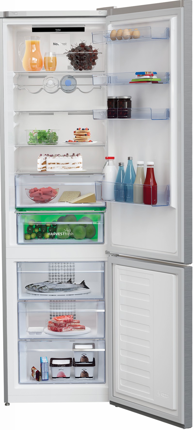 RCNA406E60ZXBHN: Frigorifero Combinato, Total No-Frost, 60cm