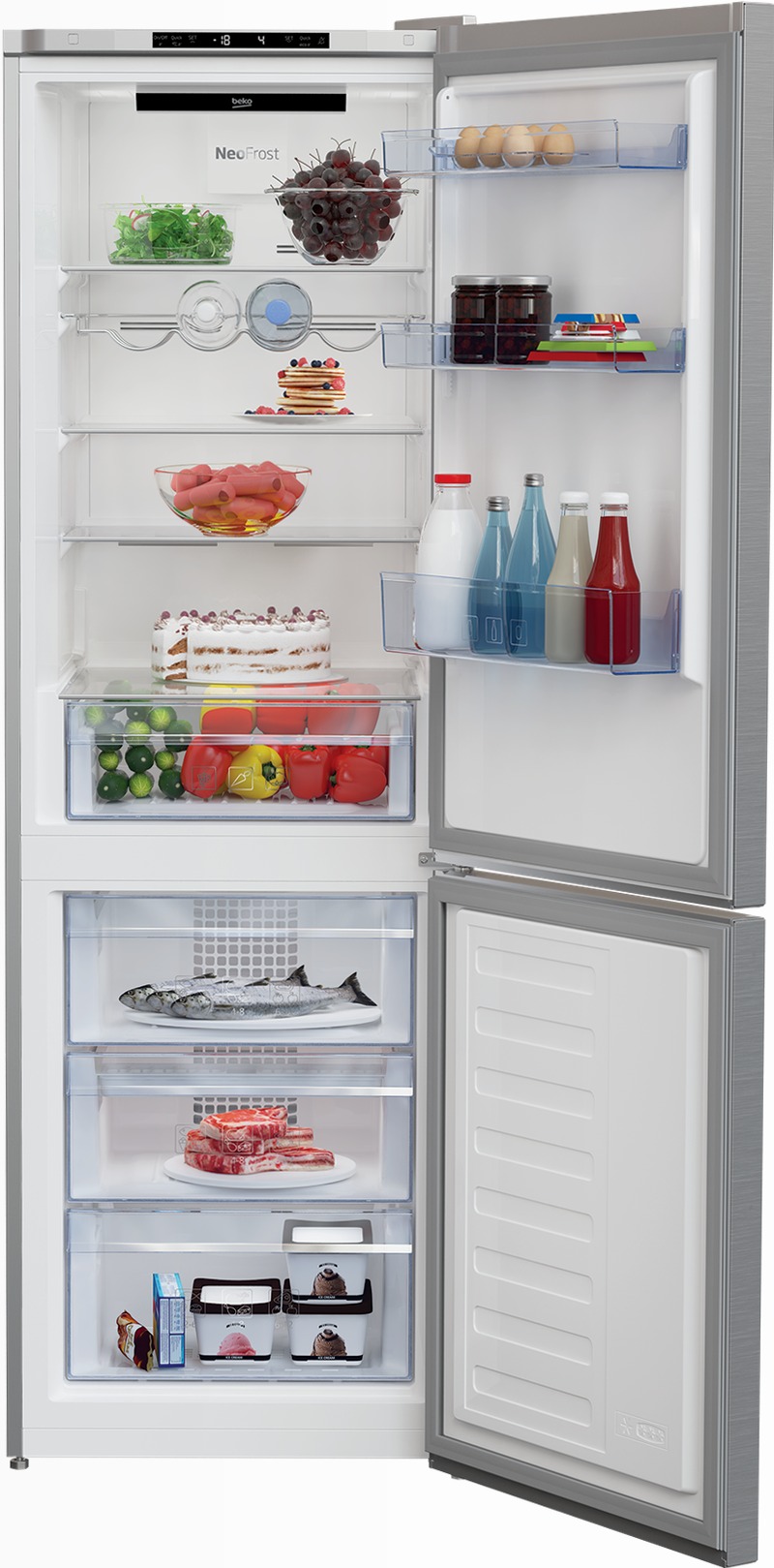 RCNA366I40XBN: Frigorifero Combinato, Total No-Frost, 60 cm