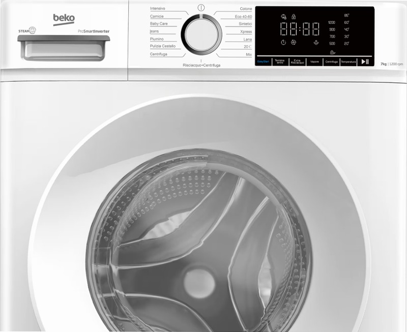 BMX7126DW: Lavatrice 7kg A+ 1200rpm Bianco