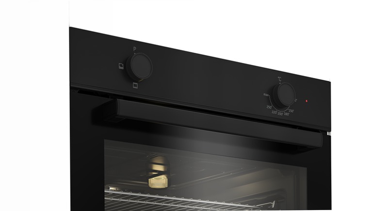 Forno Beyond Statico con Ventilazione Tangenziale BBIC11000B A Nero
