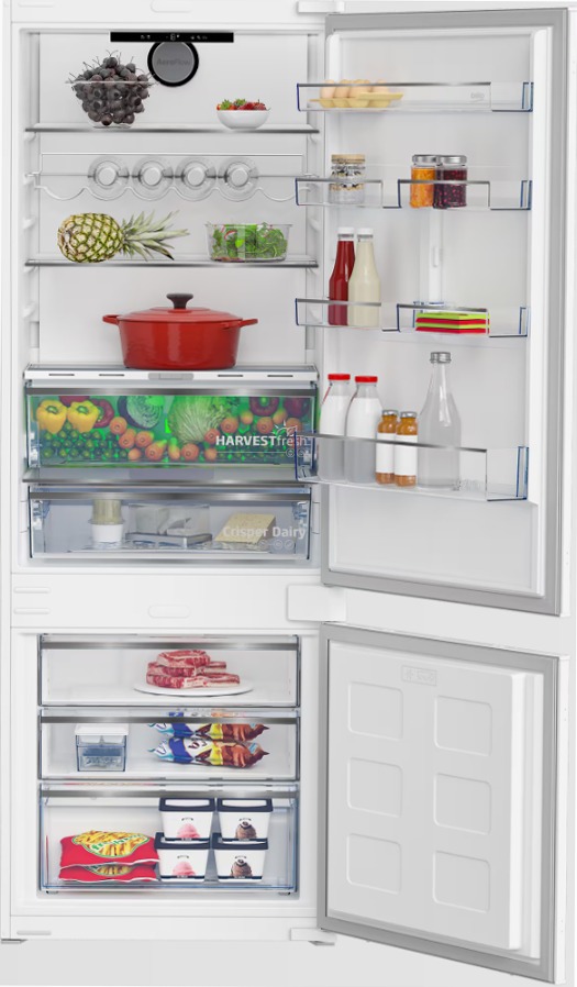 Frigorifero Combinato Montebianco BCNE400E40SN Bianco E 194lt Incasso