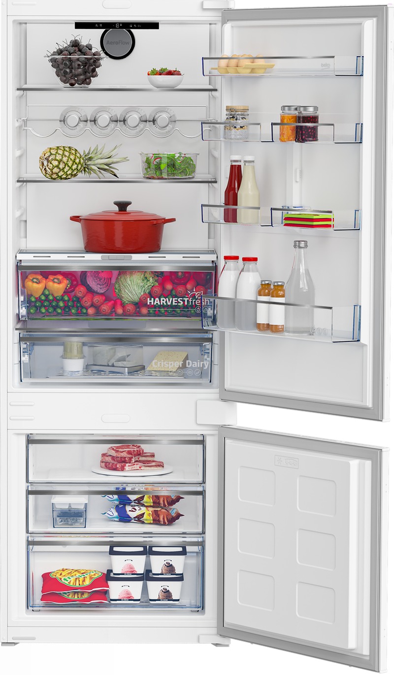 Frigorifero Combinato Montebianco BCNE400E40SN Bianco E 194lt Incasso