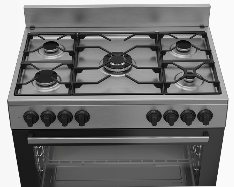 GM15121DXNS: Cucina Termoventilata 90x60 cm