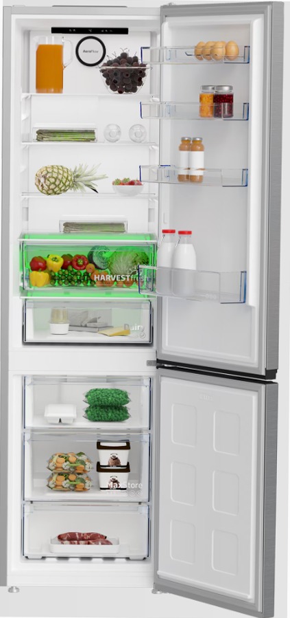 B5EUNA406HXB: Frigorifero Combinato, Total No-Frost, 59.5 cm