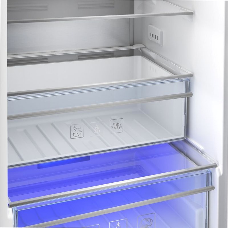 BCNA306E4SN: Frigorifero Combinato Total No-Frost Bianco E 193.5lt Incasso