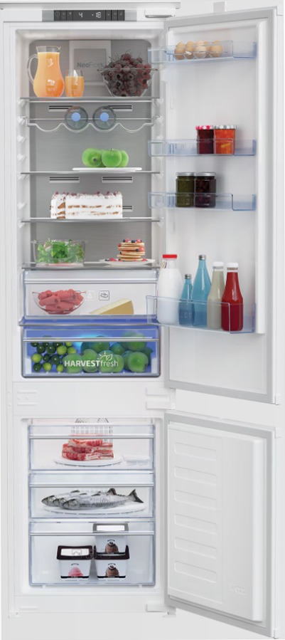 BCNA306E4SN: Frigorifero Combinato Total No-Frost Bianco E 193.5lt Incasso