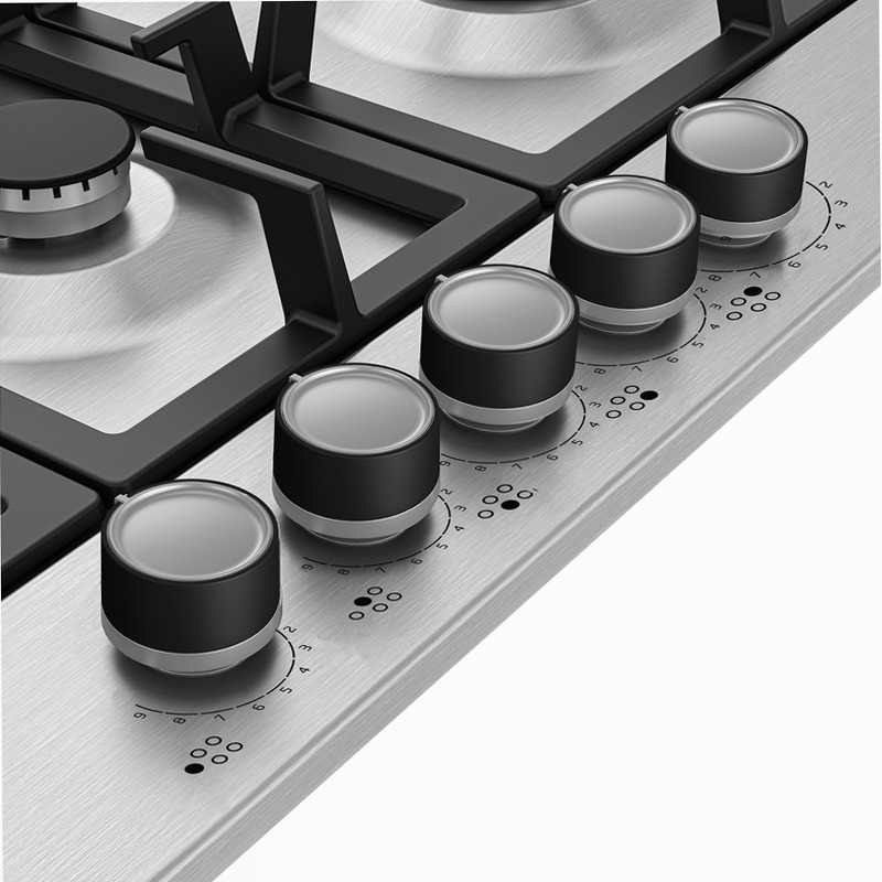 HIAL75226SXE: Piano a Gas PractiClean e FlameAdjust Acciaio 4