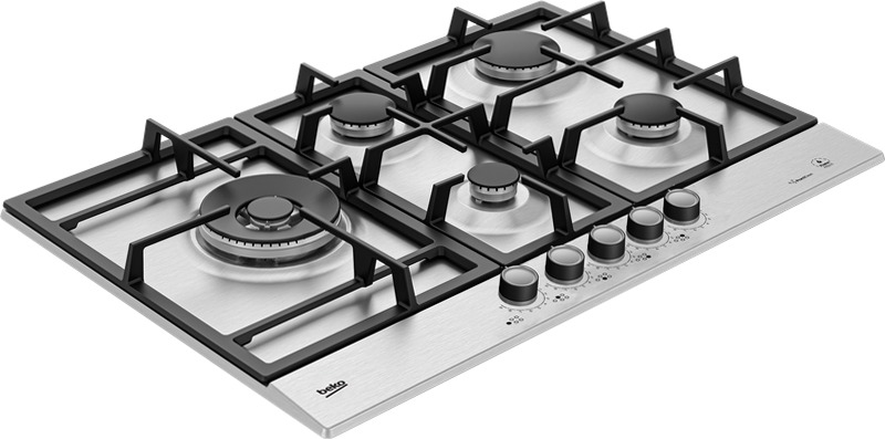 HIAL75226SXE: Piano a Gas PractiClean e FlameAdjust Acciaio 4