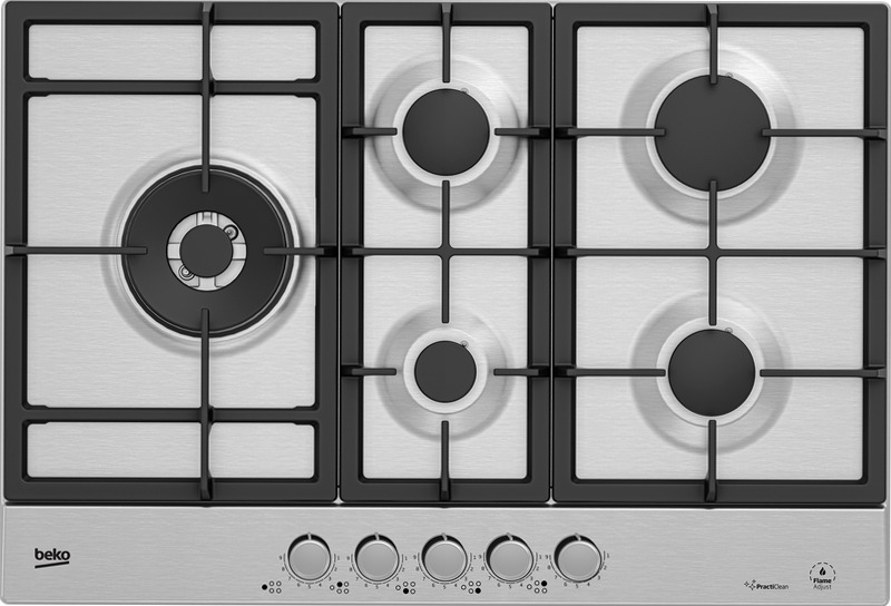 HIAL75226SXE: Piano a Gas PractiClean e FlameAdjust Acciaio 4