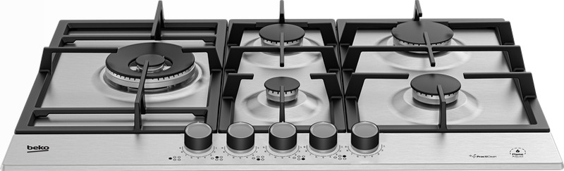 HIAL75226SXE: Piano a Gas PractiClean e FlameAdjust Acciaio 4