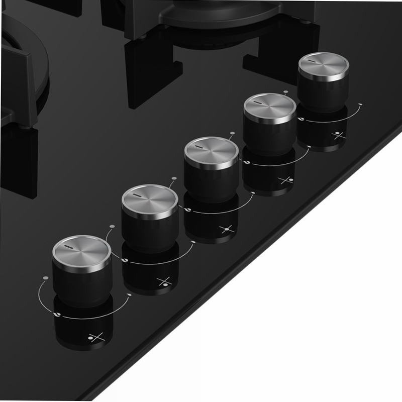 HILW 75222 S: Piano Cottura da Incasso 75 cm Nero A Gas 4