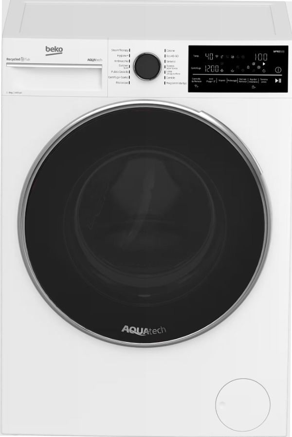 Lavatrice Beyond 9 kg, Classe A 1400rpm 9kg Bianco