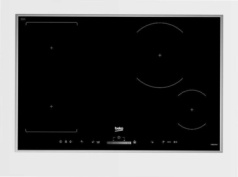 HII 84500 FHTX: Piano Cottura da Incasso 80 cm Nero A Induzione 4