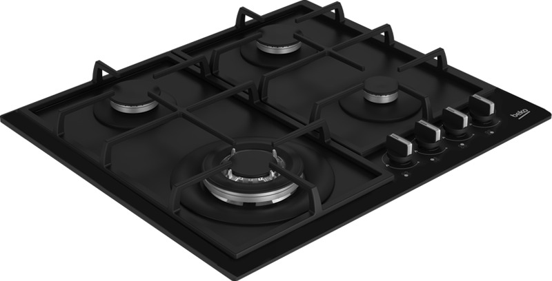 HIYG 64225 SBO: Piano a Gas 60 cm Nero