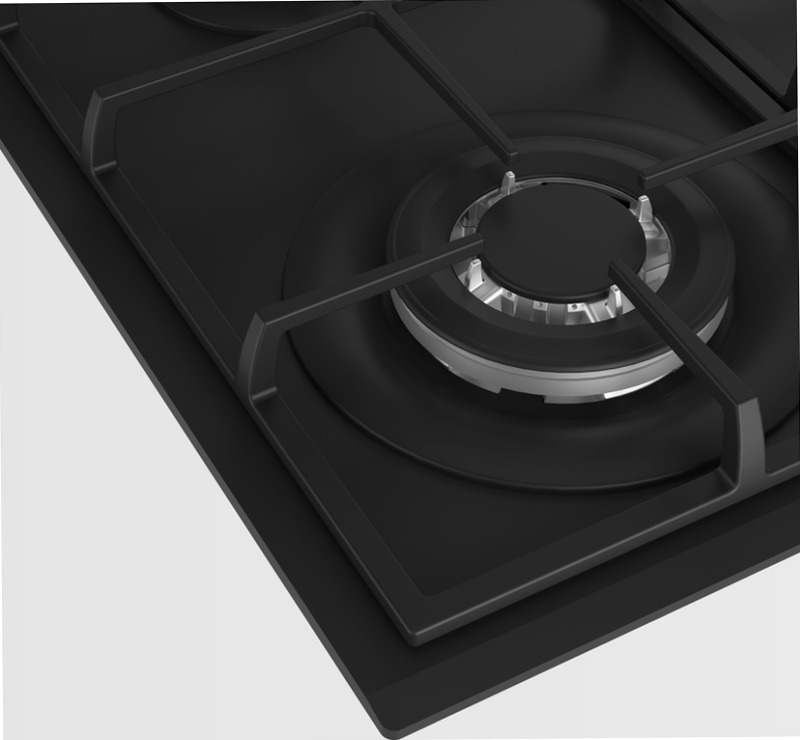 HIYG 64225 SBO: Piano a Gas 60 cm Nero