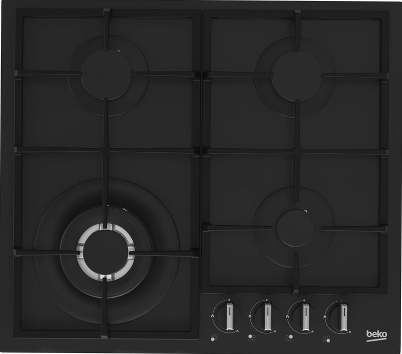 HIYG 64225 SBO: Piano a Gas 60 cm Nero