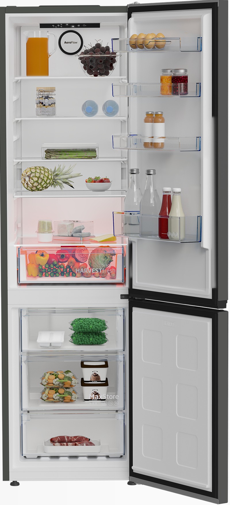 B5RCNE406HG: Frigorifero Combinato, Total No-Frost, 59.5 cm