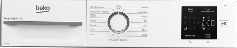 Asciugatrice 9kg Classe C a Pompa di Calore BMT491WI_IT Bianco