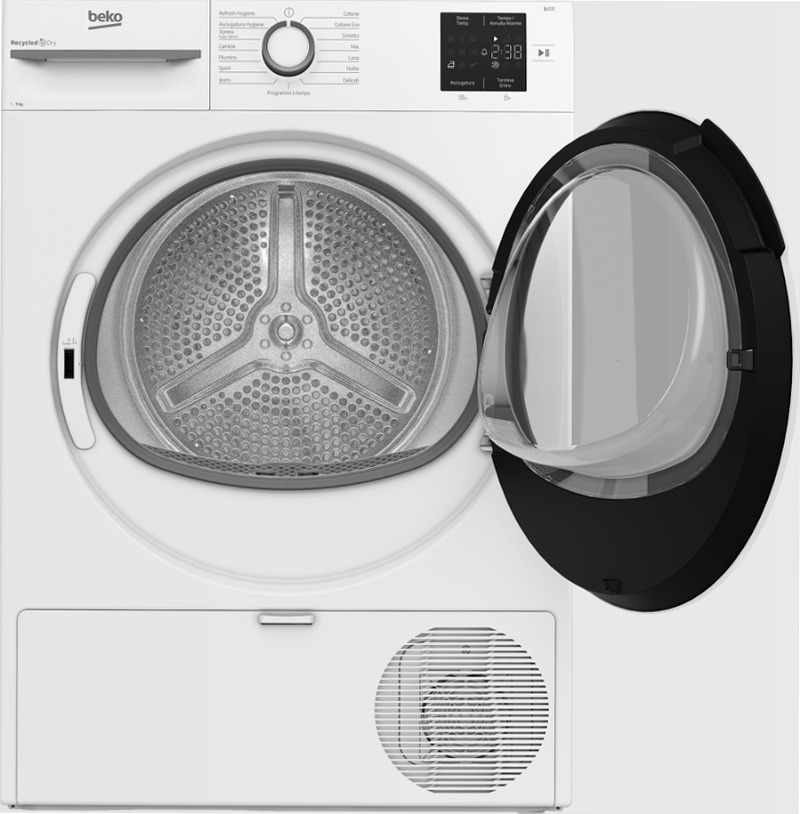 Asciugatrice 9kg Classe C a Pompa di Calore BMT491WI_IT Bianco