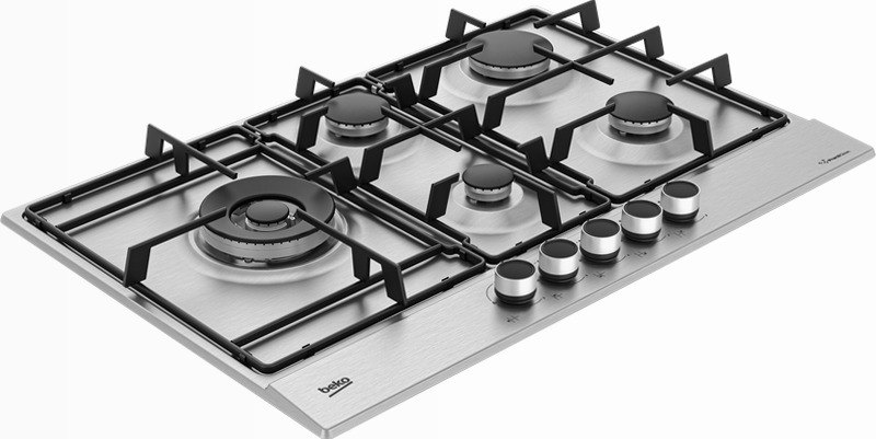 HIAL75224SXE: Piano a Gas PractiClean 75 cm Acciaio 4