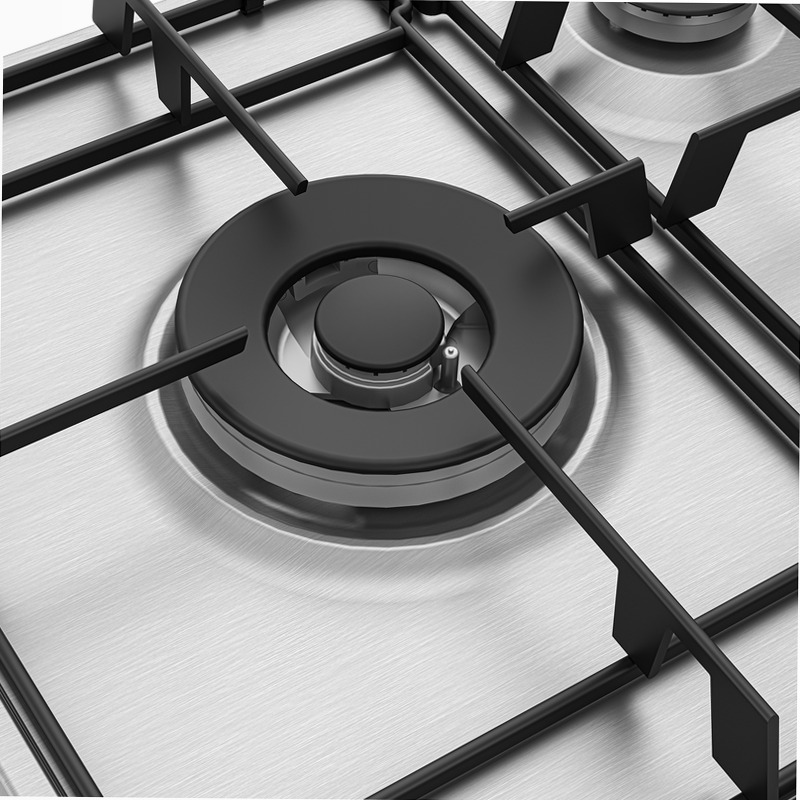 HIAL75224SXE: Piano a Gas PractiClean 75 cm Acciaio 4