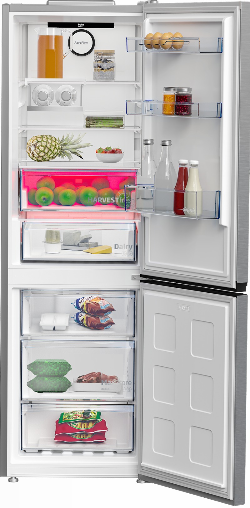 B5RCNE366HXB: Frigorifero Combinato Beyond, Total No-Frost, 59.5 cm