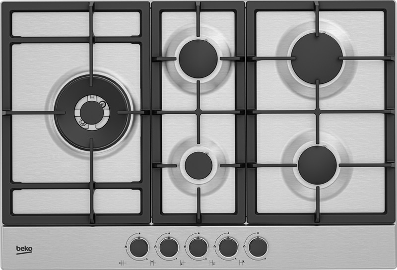 HIAL75225SXE: Piano a Gas PractiClean 75 cm Acciaio 4